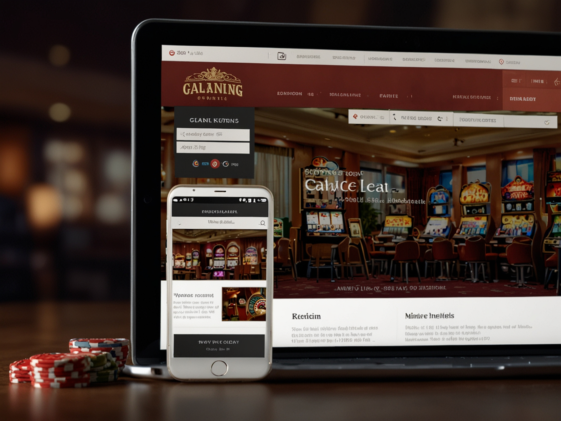 Интерфейс мобильной версии